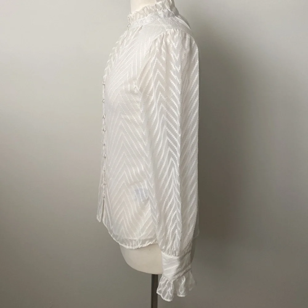 Walter Baker Long Sleeve Blouse Size XS - Picture 7 of 11